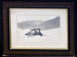 Barn in Snow (pre-owned)